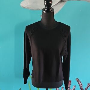 Adrianna Papell Black Sweatshirt